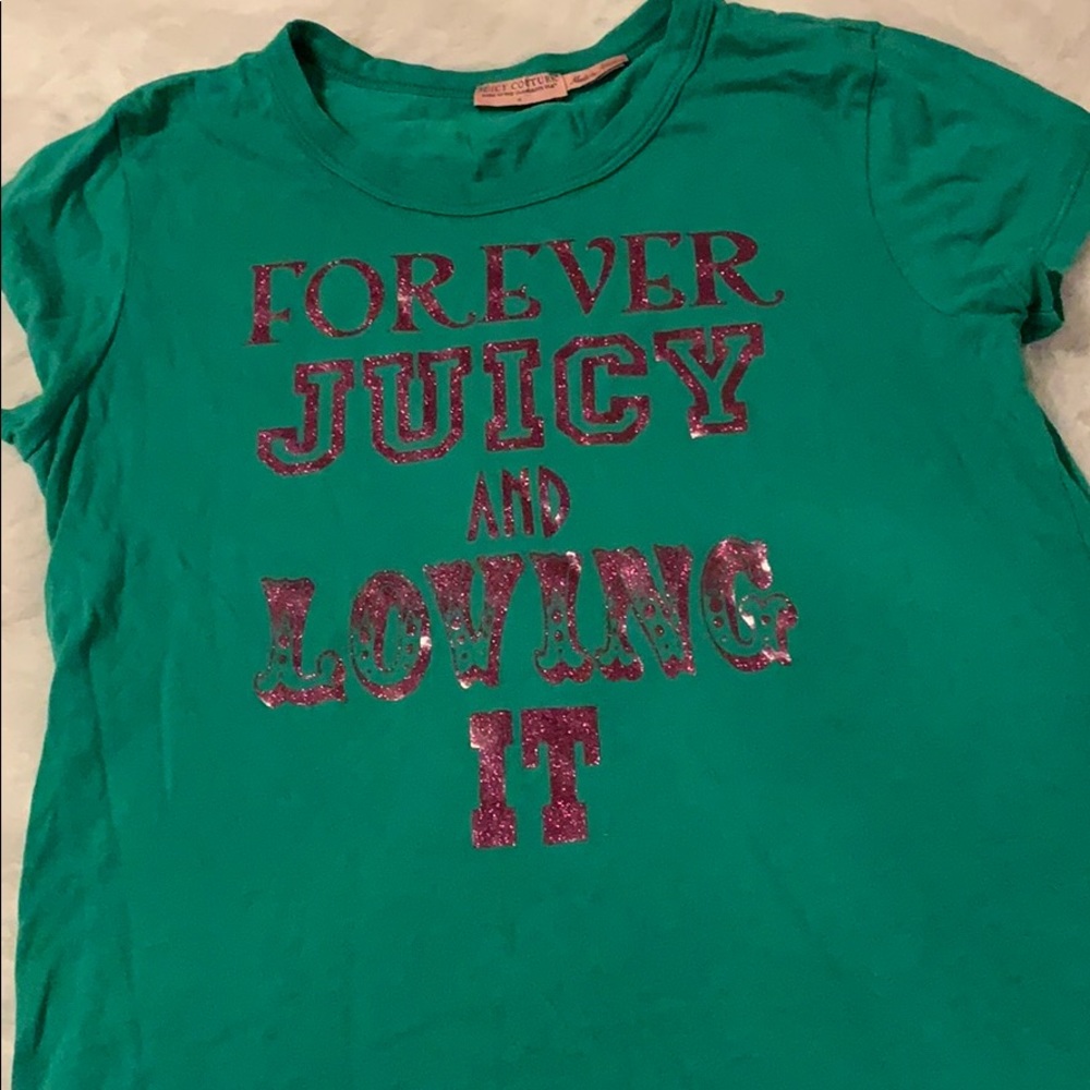 Short sleeve juicy graphic shirt